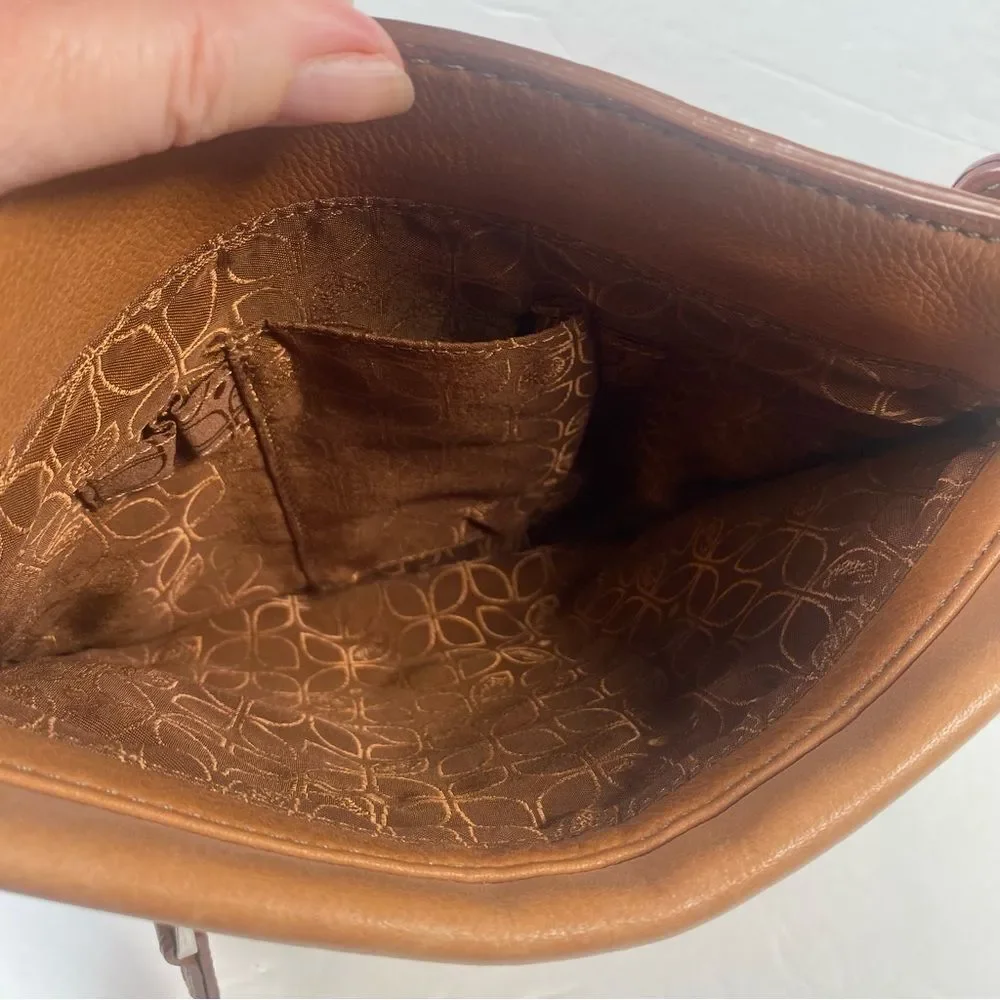 Fossil Brown Leather Crossbody Purse